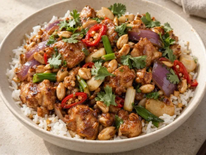 Kung Pao Chicken with Peanuts & Chiles